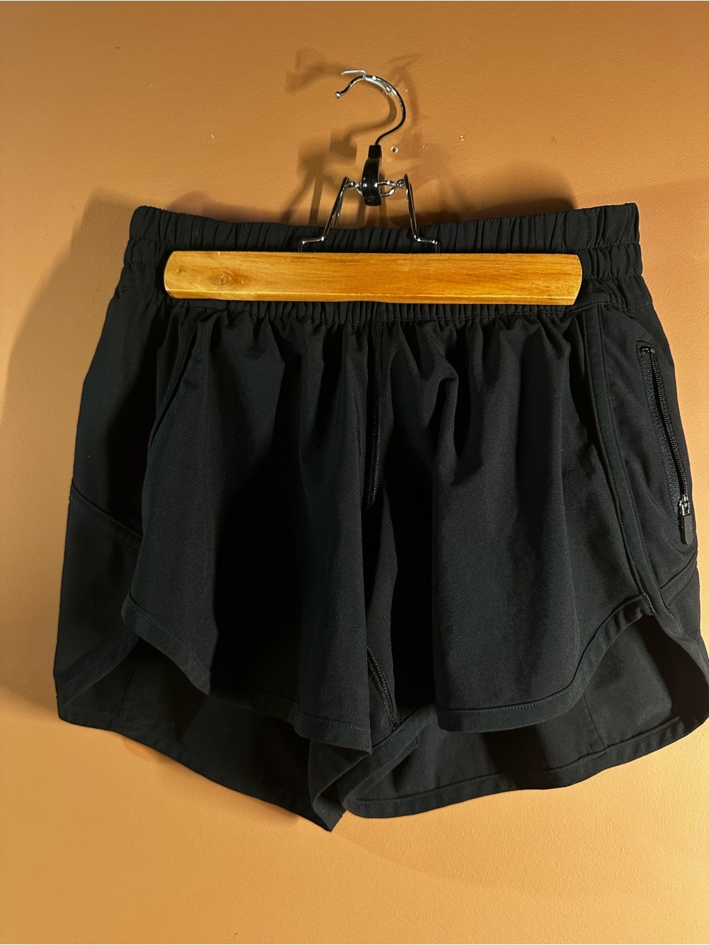 Women's Black Athletic Shorts